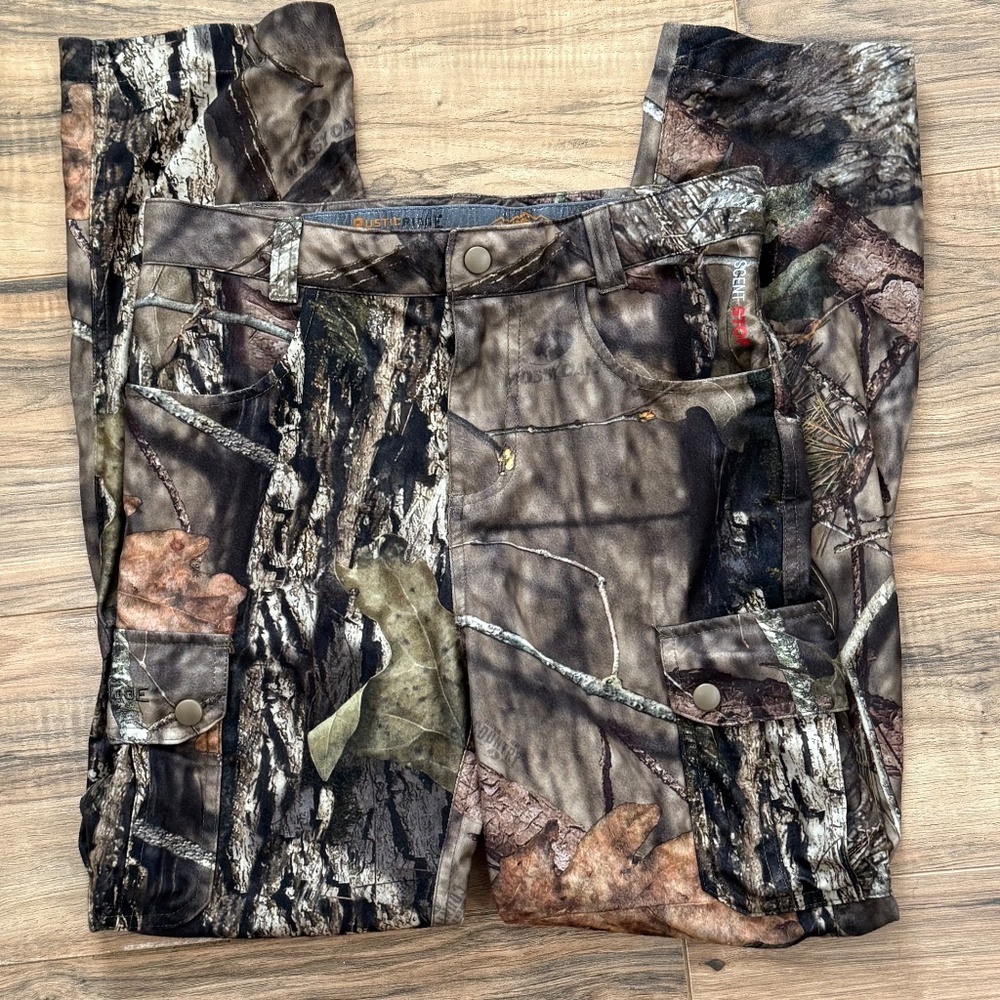 Rustic Ridge Scent Stop Camo Hunting Pants Size Youth Medium